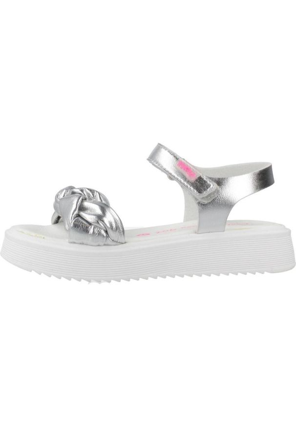 Pablosky - Sandały PABLOSKY 865350P Srebrny. Kolor: szary. Materiał: tkanina, skóra