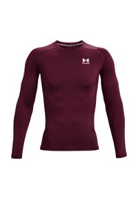 Koszulka fitness męska Under Armour HG Armour Comp z długim rękawem. Kolor: czerwony. Długość rękawa: długi rękaw. Długość: długie. Sport: fitness