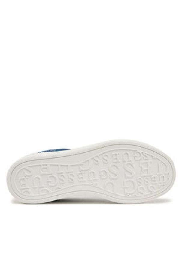 Guess Sneakersy FLPSW2 DEN12 Niebieski. Kolor: niebieski. Materiał: materiał