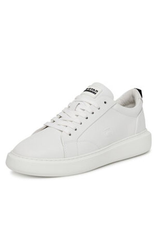 G-Star RAW - G-Star Raw Półbuty LONDON-04 MI08 Biały. Kolor: biały. Materiał: skóra