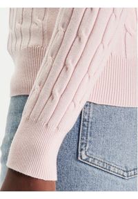GANT - Gant Sweter 4800100 Różowy Slim Fit. Kolor: różowy. Materiał: bawełna #2