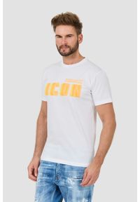 DSQUARED2 Biały t-shirt Icon Blur Cool Fit Tee. Kolor: biały #3