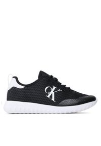 Calvin Klein Jeans Sneakersy Sporty Runner Eva Slipon Mesh YM0YM00627 Czarny. Kolor: czarny. Materiał: materiał