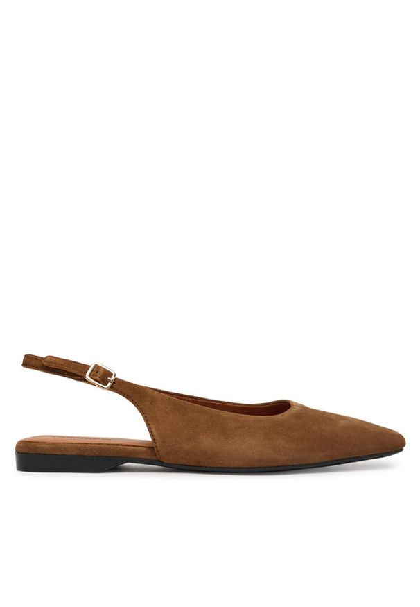 Vagabond Shoemakers Baleriny Delia 5907-240-89 Brązowy. Kolor: brązowy. Materiał: skóra, zamsz