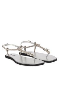 Karl Lagerfeld - KARL LAGERFELD Sandały Olympia II KL87416 Srebrny. Kolor: srebrny. Materiał: syntetyk #5