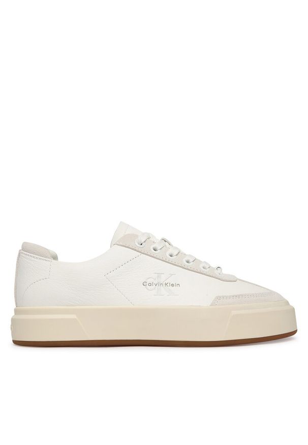Sneakersy Calvin Klein. Kolor: biały