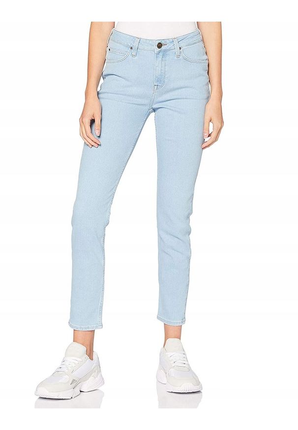 Lee - LEE SCARLETT HIGH DAMSKIE SPODNIE JEANSOWE VINTAGE LIGHT L626RONQ 112114373. Styl: vintage