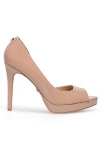Nine West Szpilki WFA2733-1 Beżowy. Kolor: beżowy. Materiał: syntetyk. Obcas: na szpilce