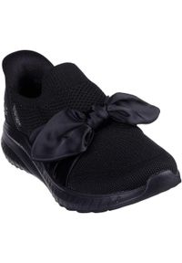 skechers - Adidasy Skechers Bobs Squad Chaos-ins, Kobiety. Kolor: czarny. Materiał: materiał
