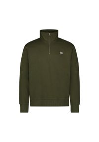 Lee - WRANGLER MĘSKA BLUZA HALF ZIP SWS OLIVE NIGHT 112355752 LL99016192 #3