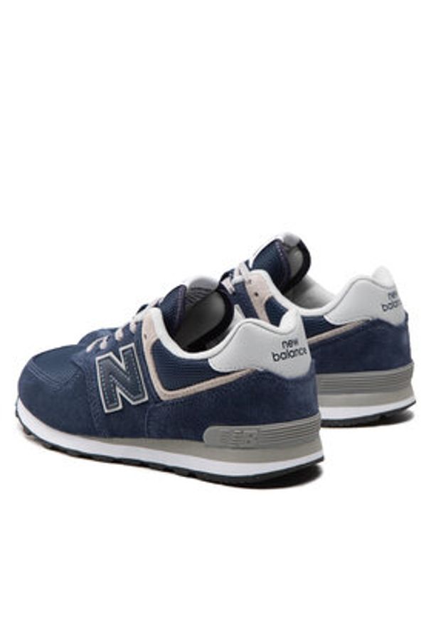 New Balance Sneakersy GC574EVN Granatowy. Kolor: niebieski. Materiał: zamsz, skóra. Model: New Balance 574