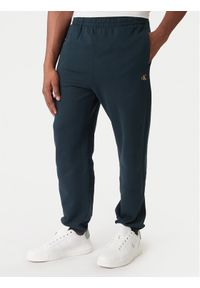 Calvin Klein Jeans Spodnie dresowe LV04RD241G Granatowy Regular Fit. Kolor: niebieski. Materiał: bawełna #1