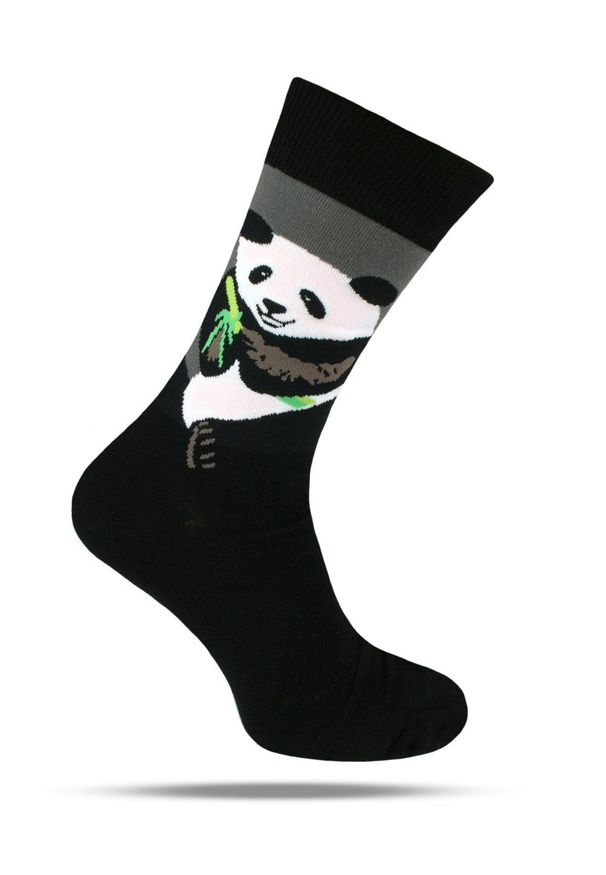 His Story - Tematyczne Skarpetki Bawełniane - Panda z Bambusem. Materiał: elastan, bawełna, poliamid
