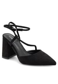 DeeZee Czółenka AISCHA KL-HH4587-21 Czarny. Kolor: czarny. Materiał: materiał #4