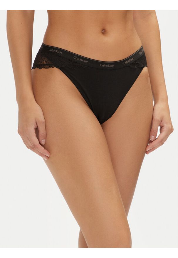 Calvin Klein Underwear Figi brazylijskie 000QF7979E Czarny. Kolor: czarny. Materiał: syntetyk