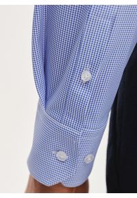 Pako Lorente - PAKO LORENTE - Dzianinowa koszula męska w pepitkę. Materiał: dzianina. Długość rękawa: długi rękaw. Długość: długie. Sezon: wiosna #7