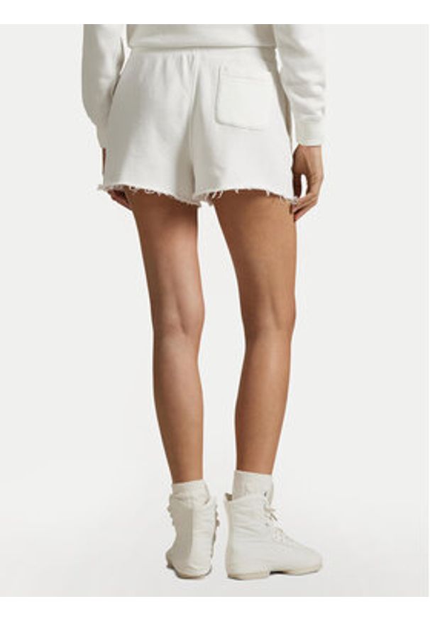 Polo Ralph Lauren Szorty sportowe 211965103001 Biały Straight Fit. Kolor: biały. Materiał: bawełna