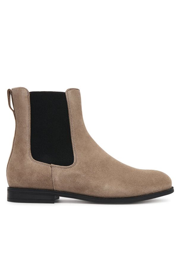 BOSS Półbuty Lycia 50548594 Brązowy. Kolor: brązowy. Materiał: skóra