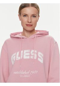 Guess Bluza V2YQ02 FL04D Różowy Regular Fit. Kolor: różowy #4