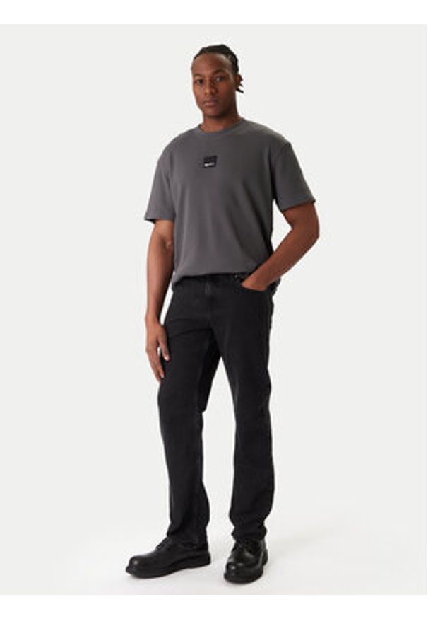 Karl Lagerfeld Jeans T-Shirt B1M17082 Szary Regular Fit. Kolor: szary. Materiał: bawełna