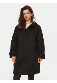 Hunter Parka Hanley HARW0015242 Czarny Regular Fit. Kolor: czarny. Materiał: bawełna #1