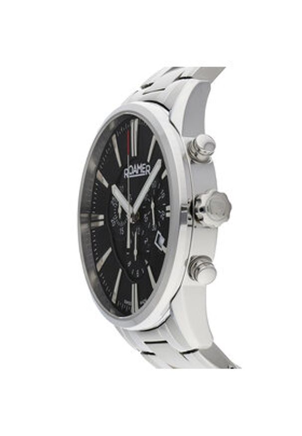 Roamer Zegarek Superior Chrono 508837 41 55 50 Srebrny. Kolor: srebrny