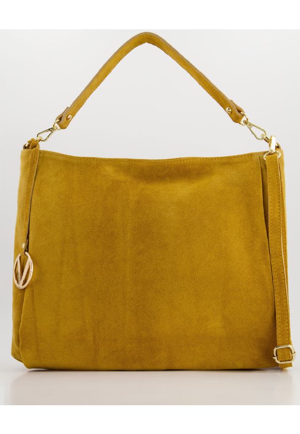 Venezia - ZAMSZOWA TORBA 4-709-V CAM SEN. Materiał: zamszowe