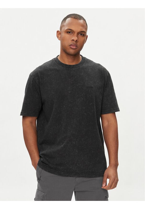 BOSS - Boss T-Shirt Testrong 50513121 Czarny Relaxed Fit. Kolor: czarny. Materiał: bawełna
