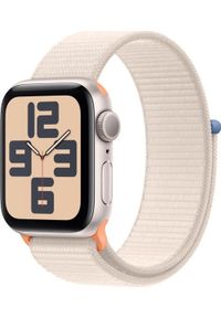 APPLE - Smartwatch Apple Watch SE 2023 GPS + Cellular 40mm Starlight Alu Sport Loop Beżowy (mrg43qc/a). Rodzaj zegarka: smartwatch. Kolor: beżowy. Styl: sportowy
