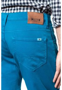 Mustang - SPODENKI MUSTANG Chicago Shorts Z Mykonos Blue 1009596 5320. Materiał: materiał #9