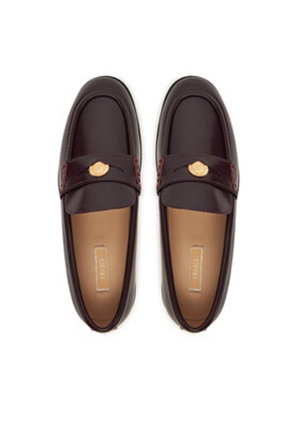 Liu Jo Loafersy Preppy 01 SF5129 PX362 Bordowy. Kolor: czerwony. Materiał: skóra