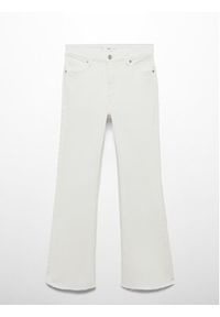 mango - Mango Jeansy Sienna 67014030 Biały Flare Fit. Kolor: biały #5