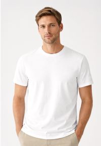 Volcano - Bawełniany t-shirt, Comfort Fit, T-INDU. Okazja: na co dzień. Materiał: bawełna. Długość rękawa: krótki rękaw. Długość: krótkie. Wzór: gładki. Styl: casual, klasyczny, elegancki #1