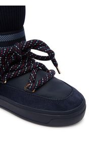 TOMMY HILFIGER - Tommy Hilfiger Śniegowce Tommytech Rwb Snowboot Warm FW0FW09163 Granatowy. Kolor: niebieski. Materiał: materiał #3