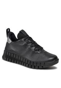 ecco - ECCO Sneakersy Gruuv Gtx GORE-TEX 21823301001 Czarny. Kolor: czarny. Materiał: skóra. Technologia: Gore-Tex #3