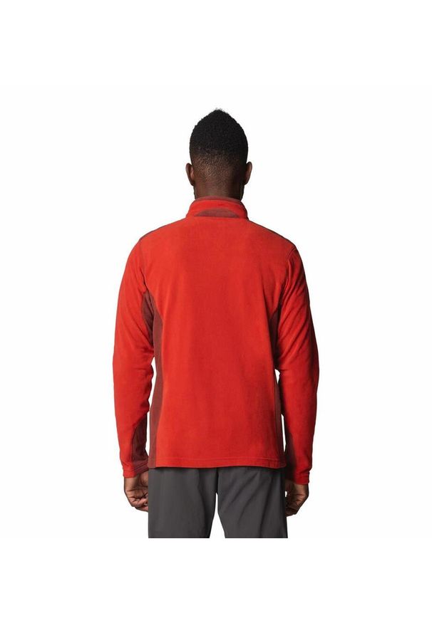 columbia - Bluza polarowa męska Columbia Klamath Range Full Zip. Kolor: czerwony. Materiał: polar