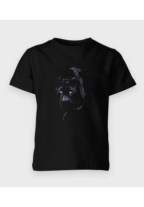 MegaKoszulki - Koszulka dziecięca Czarna Pantera. Kolor: czarny. Materiał: bawełna. Wzór: motyw zwierzęcy