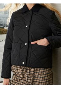 Sinsay - Kurtka pikowana - czarny. Kolor: czarny #1