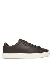 BOSS Sneakersy Kieran 50548716 Brązowy. Kolor: brązowy. Materiał: skóra