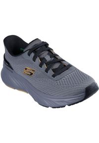 skechers - Adidasy Skechers Edgeride - Erlson, Mężczyźni. Kolor: szary. Materiał: materiał. Sport: fitness