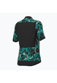 ALÉ CYCLING - Koszulka rowerowa damska Alé Maglia Donna MC Woodland. Kolor: zielony
