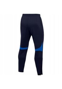 Nike - Męskie Spodnie Do Biegania Academy Pro DriFIT. Kolor: niebieski. Materiał: dresówka