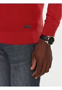 Pierre Cardin Sweter C5 51012.5065 Czerwony Regular Fit. Kolor: czerwony. Materiał: bawełna