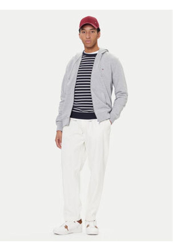 TOMMY HILFIGER - Tommy Hilfiger Bluza Essential MW0MW37239 Szary Regular Fit. Kolor: szary. Materiał: bawełna