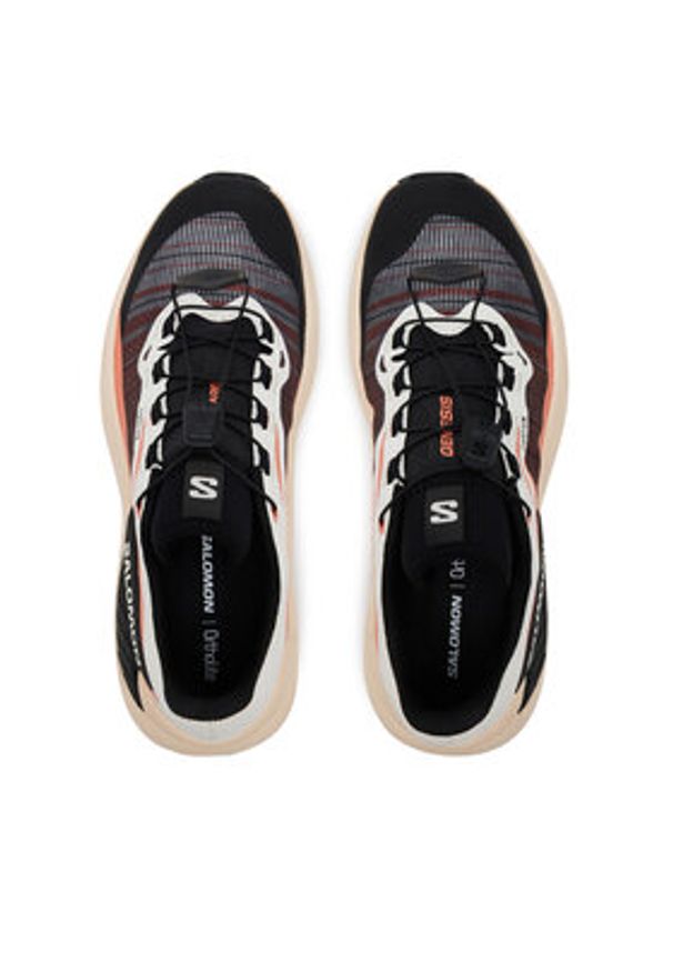salomon - Salomon Buty do biegania Genesis L47820400 Pomarańczowy. Kolor: pomarańczowy. Materiał: materiał