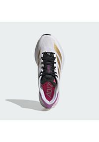Adidas - Buty Adizero SL2 Running. Kolor: biały, fioletowy, wielokolorowy, żółty. Materiał: materiał. Sport: bieganie