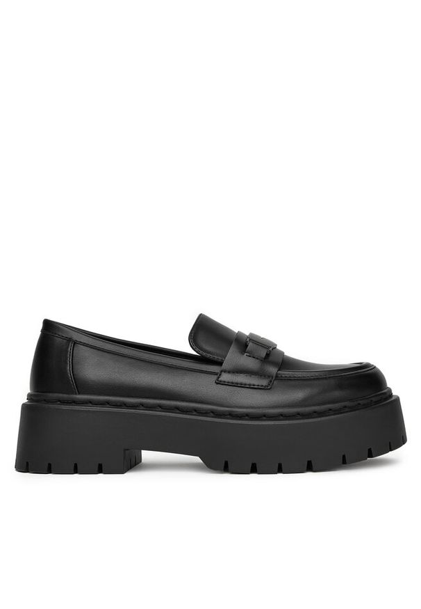 Loafersy DeeZee. Kolor: czarny