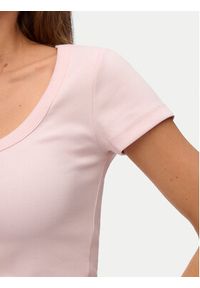 Vero Moda T-Shirt Chloe 10344953 Różowy Regular Fit. Kolor: różowy. Materiał: bawełna #5