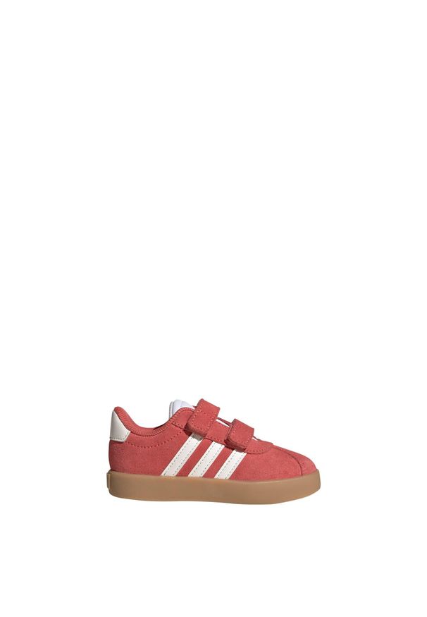 Adidas - Buty VL Court 3.0. Kolor: biały, czerwony, wielokolorowy. Sport: skateboard
