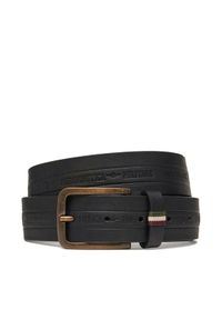 Aeronautica Militare Pasek Męski 251CP262PL274 Czarny. Kolor: czarny. Materiał: skóra